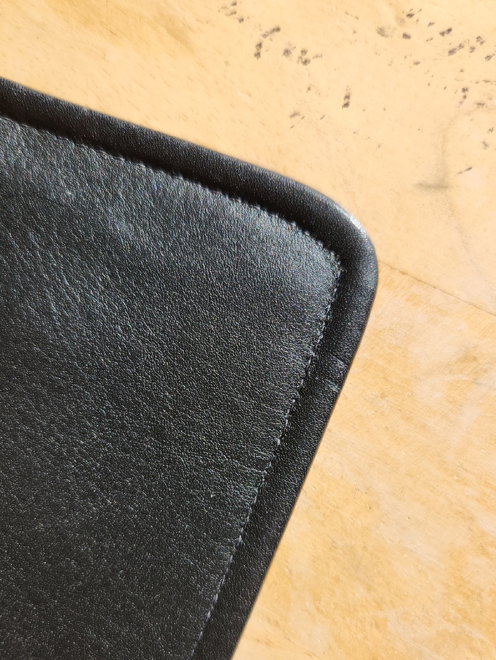 Vintage Coach Black Leather Skinny Cosmetic Pouch Bag - Picture 8 of 11